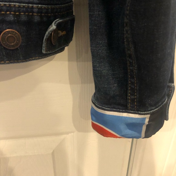 Upcycle Denim Jean Jacket M - Picture 6 of 9